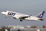 LOT Polish Airlines Embraer ERJ-170LR (ERJ-170-100LR) (SP-LDF) at  Warsaw - Frederic Chopin International, Poland