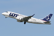 LOT Polish Airlines Embraer ERJ-170LR (ERJ-170-100LR) (SP-LDH) at  Warsaw - Frederic Chopin International, Poland