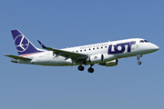 LOT Polish Airlines Embraer ERJ-170LR (ERJ-170-100LR) (SP-LDI) at  Warsaw - Frederic Chopin International, Poland