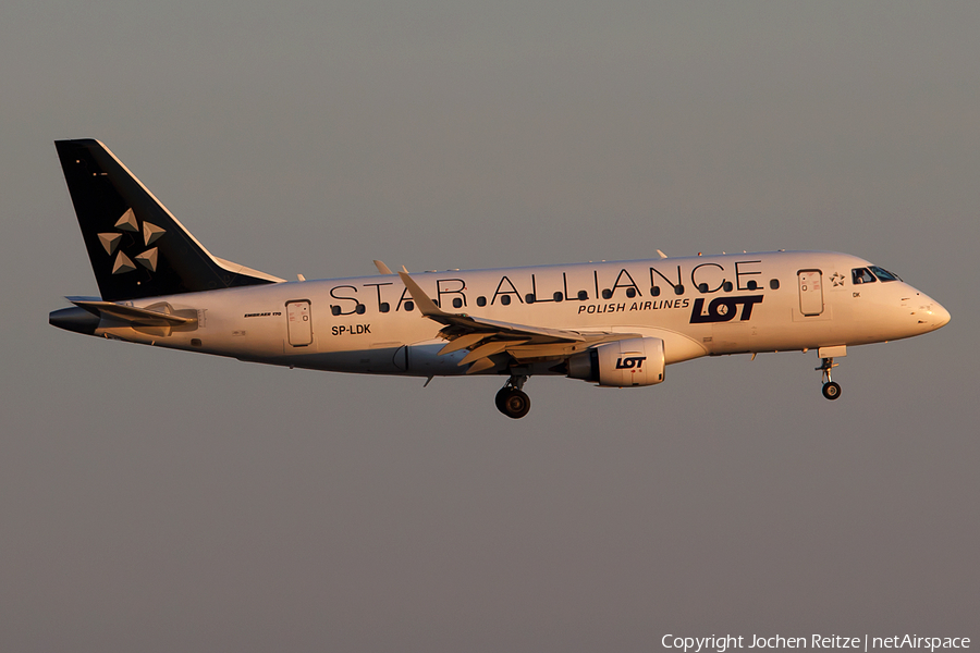 LOT Polish Airlines Embraer ERJ-170LR (ERJ-170-100LR) (SP-LDK) | Photo 124807