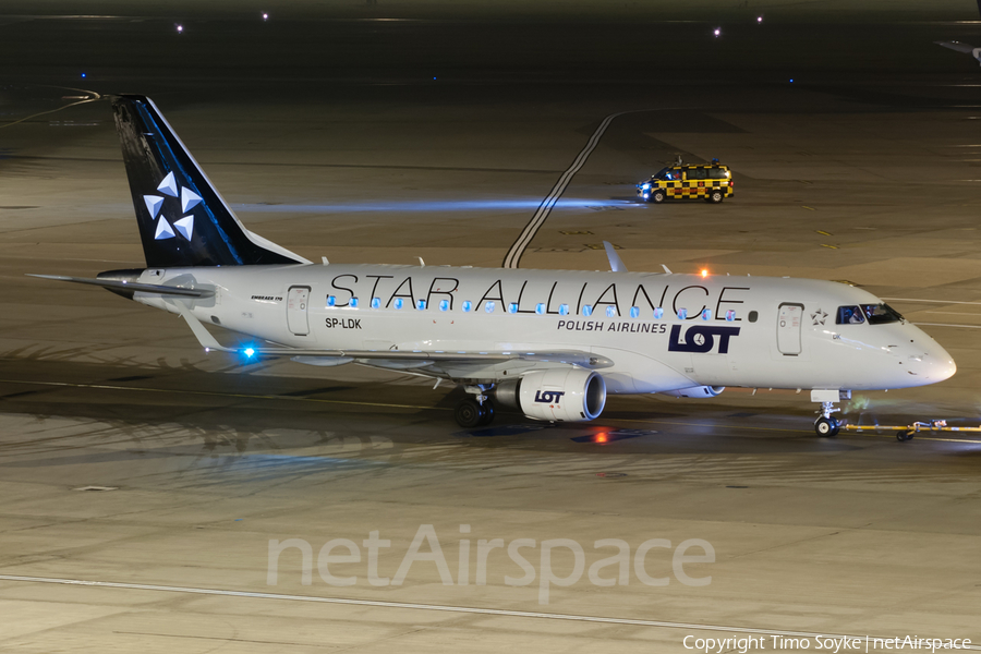 LOT Polish Airlines Embraer ERJ-170LR (ERJ-170-100LR) (SP-LDK) | Photo 14383