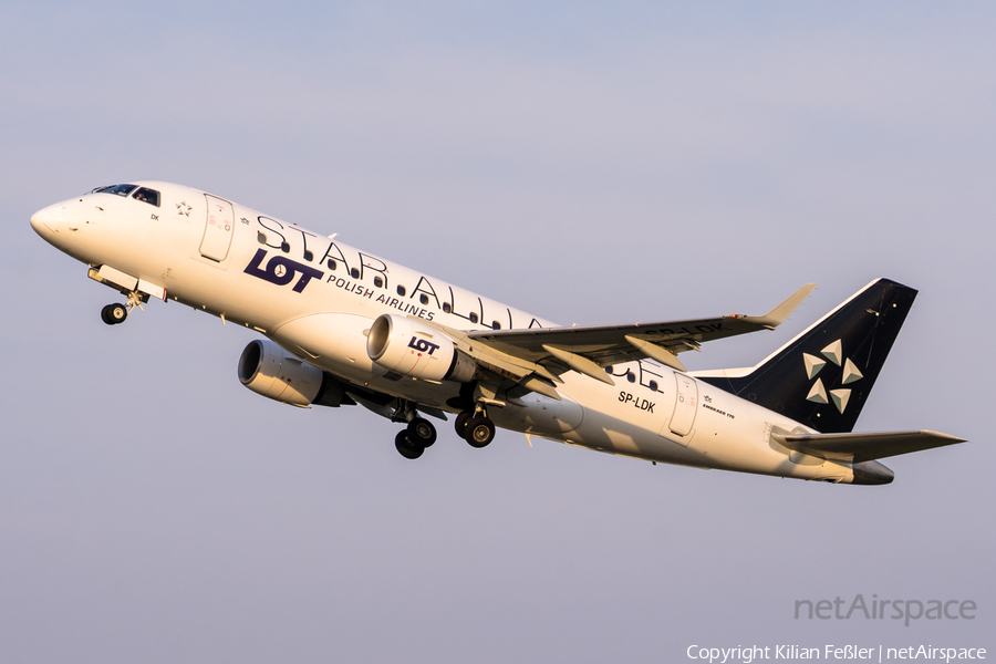 LOT Polish Airlines Embraer ERJ-170LR (ERJ-170-100LR) (SP-LDK) | Photo 414863