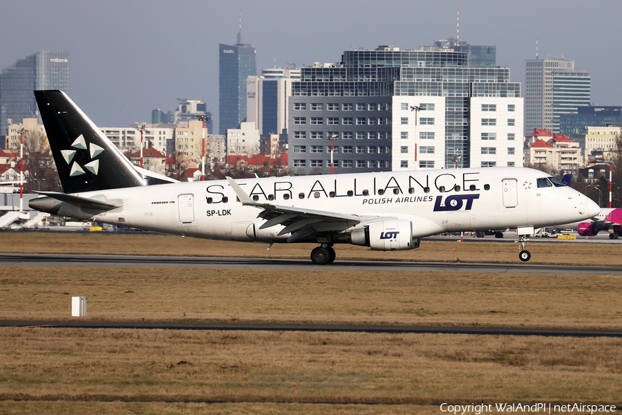 LOT Polish Airlines Embraer ERJ-170LR (ERJ-170-100LR) (SP-LDK) | Photo 494612