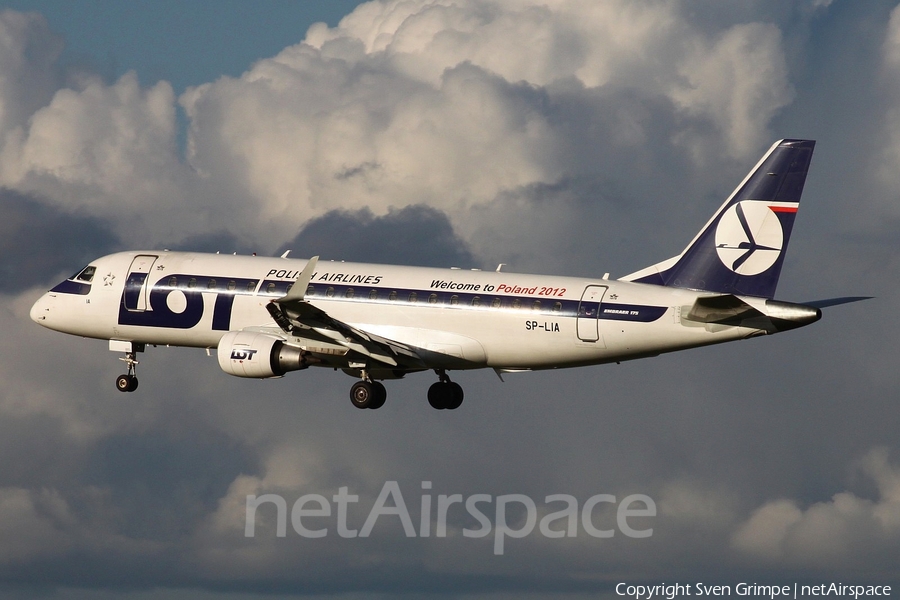 LOT Polish Airlines Embraer ERJ-175LR (ERJ-170-200LR) (SP-LIA) | Photo 37138