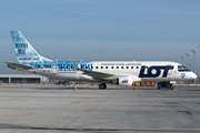LOT Polish Airlines Embraer ERJ-175LR (ERJ-170-200LR) (SP-LIA) at  Munich, Germany
