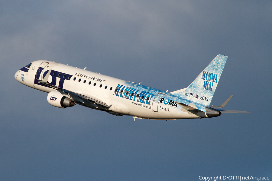 LOT Polish Airlines Embraer ERJ-175LR (ERJ-170-200LR) (SP-LIA) | Photo 455699