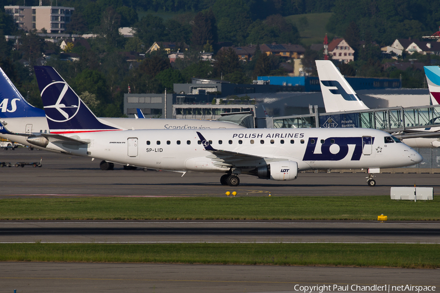 LOT Polish Airlines Embraer ERJ-175LR (ERJ-170-200LR) (SP-LID) | Photo 244547
