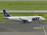 LOT Polish Airlines Embraer ERJ-175LR (ERJ-170-200LR) (SP-LID) at  Dusseldorf - International, Germany