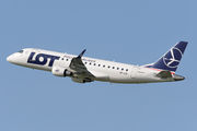 LOT Polish Airlines Embraer ERJ-175LR (ERJ-170-200LR) (SP-LID) at  Warsaw - Frederic Chopin International, Poland