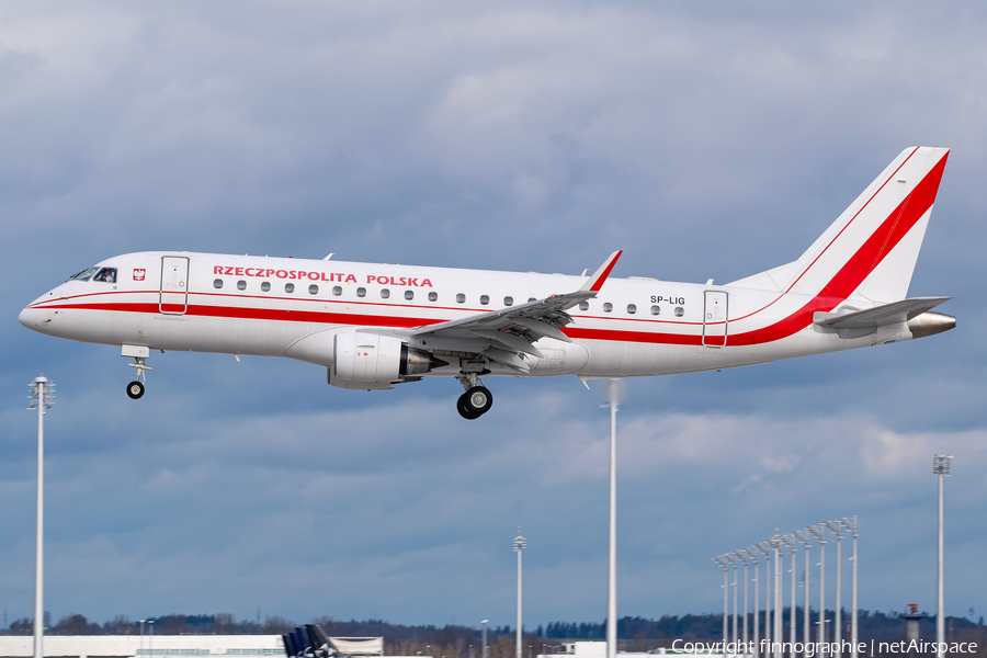 Polish Government Embraer ERJ-175LR (ERJ-170-200LR) (SP-LIG) | Photo 554098
