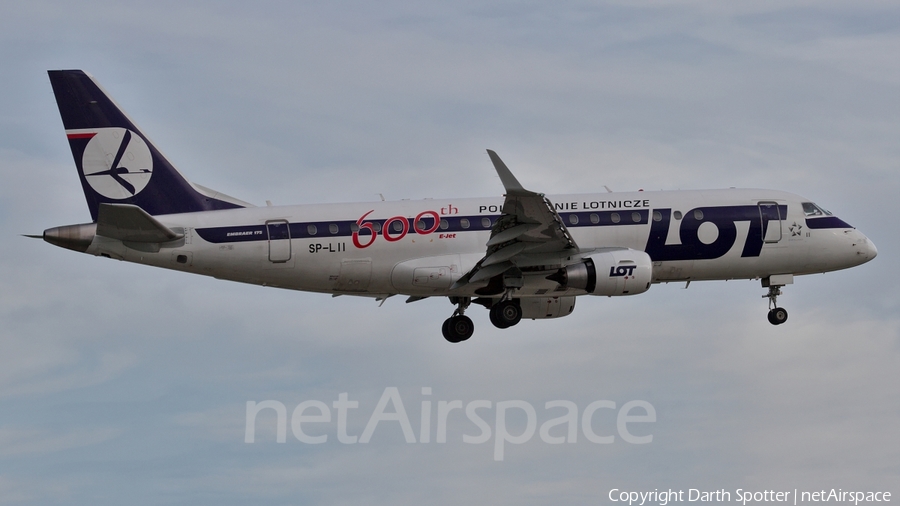 LOT Polish Airlines Embraer ERJ-175LR (ERJ-170-200LR) (SP-LII) | Photo 232069