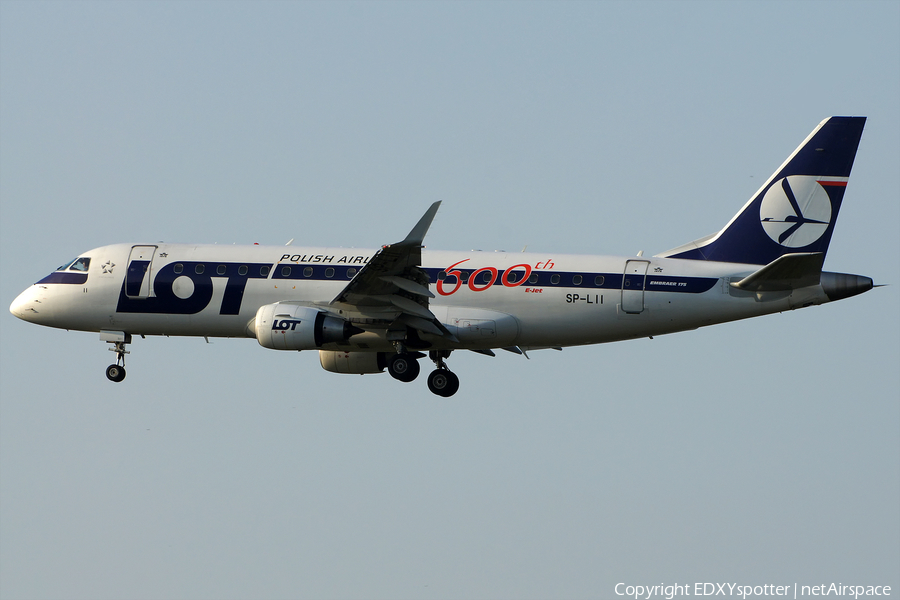 LOT Polish Airlines Embraer ERJ-175LR (ERJ-170-200LR) (SP-LII) | Photo 276247