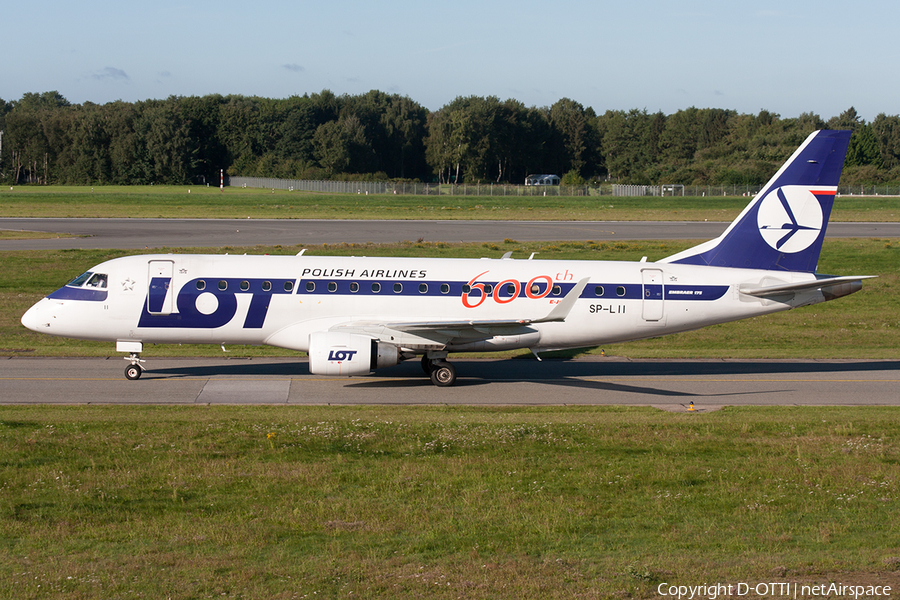 LOT Polish Airlines Embraer ERJ-175LR (ERJ-170-200LR) (SP-LII) | Photo 513240