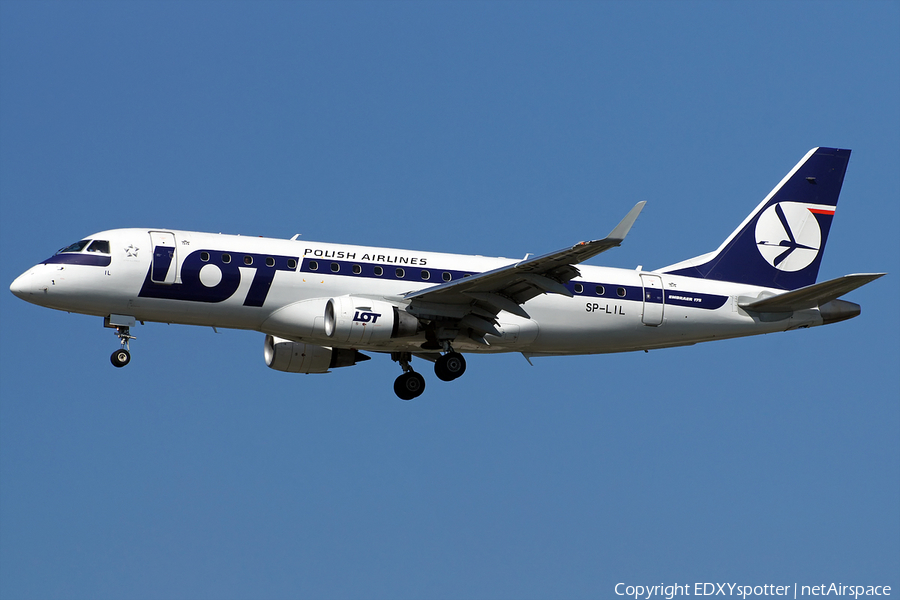 LOT Polish Airlines Embraer ERJ-175LR (ERJ-170-200LR) (SP-LIL) | Photo 276249