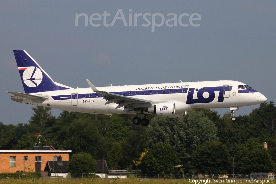 LOT Polish Airlines Embraer ERJ-175LR (ERJ-170-200LR) (SP-LIL) | Photo 459593