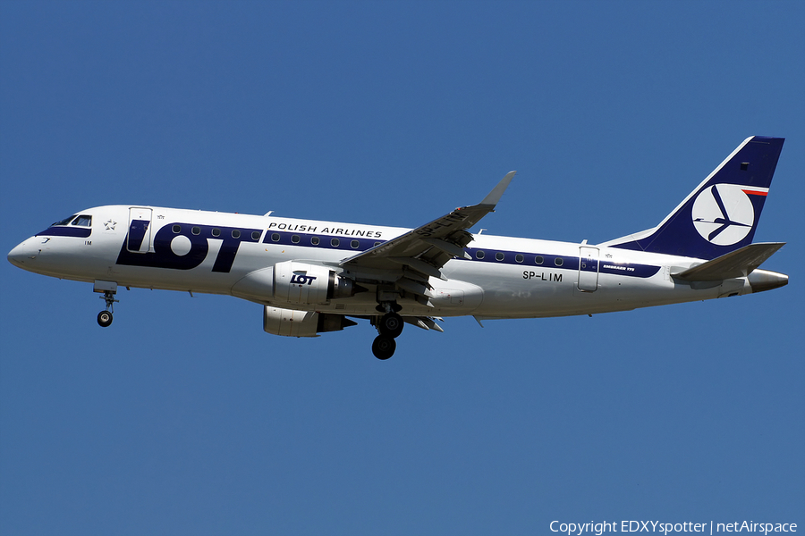 LOT Polish Airlines Embraer ERJ-175LR (ERJ-170-200LR) (SP-LIM) | Photo 276250