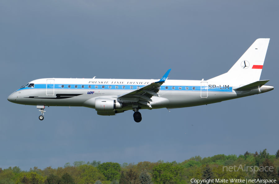 LOT Polish Airlines Embraer ERJ-175LR (ERJ-170-200LR) (SP-LIM) | Photo 407350