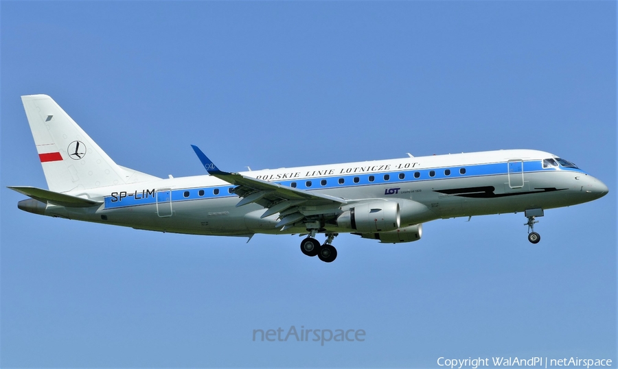 LOT Polish Airlines Embraer ERJ-175LR (ERJ-170-200LR) (SP-LIM) | Photo 449663