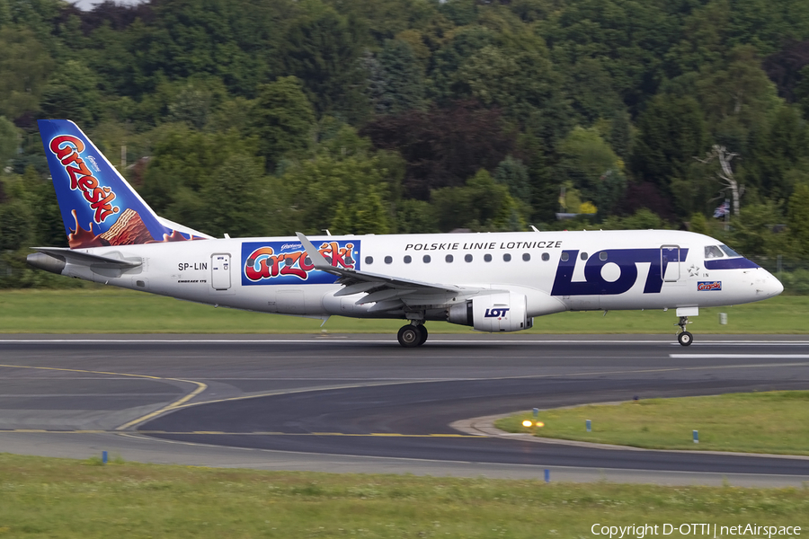 LOT Polish Airlines Embraer ERJ-175LR (ERJ-170-200LR) (SP-LIN) | Photo 447943