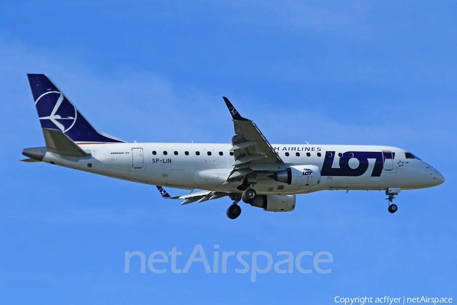 LOT Polish Airlines Embraer ERJ-175LR (ERJ-170-200LR) (SP-LIN) | Photo 444818