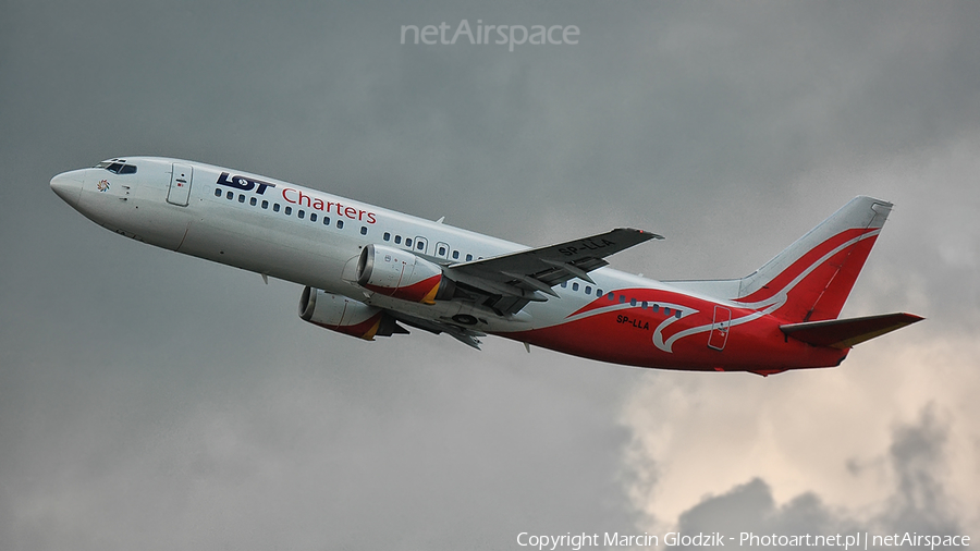 LOT Charters Boeing 737-45D (SP-LLA) | Photo 286788