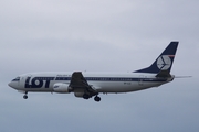 LOT Polish Airlines Boeing 737-45D (SP-LLC) at  Frankfurt am Main, Germany