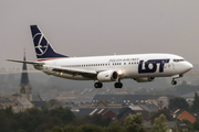 LOT Polish Airlines Boeing 737-45D (SP-LLE) at  Brussels - International, Belgium