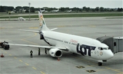 LOT Polish Airlines Boeing 737-45D (SP-LLE) at  Kiev - Borispol, Ukraine