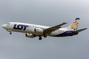 LOT Polish Airlines Boeing 737-45D (SP-LLE) at  London - Heathrow, United Kingdom