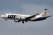 LOT Polish Airlines Boeing 737-45D (SP-LLE) at  London - Heathrow, United Kingdom