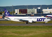 LOT Polish Airlines Boeing 737-45D (SP-LLE) at  Oslo - Gardermoen, Norway