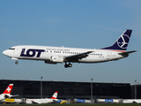 LOT Polish Airlines Boeing 737-45D (SP-LLE) at  Vienna - Schwechat, Austria
