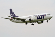 LOT Polish Airlines Boeing 737-45D (SP-LLE) at  Warsaw - Frederic Chopin International, Poland