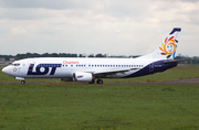 LOT Polish Airlines Boeing 737-45D (SP-LLE) at  Warsaw - Frederic Chopin International, Poland