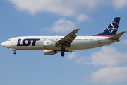 LOT Polish Airlines Boeing 737-45D (SP-LLF) at  London - Heathrow, United Kingdom