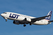 LOT Polish Airlines Boeing 737-45D (SP-LLG) at  London - Heathrow, United Kingdom