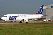 LOT Polish Airlines Boeing 737-45D (SP-LLG) at  London - Heathrow, United Kingdom