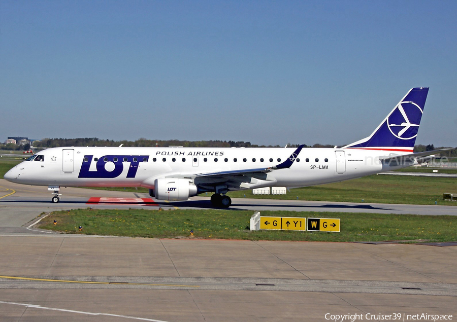 LOT Polish Airlines Embraer ERJ-190STD (ERJ-190-100STD) (SP-LMA) | Photo 357310