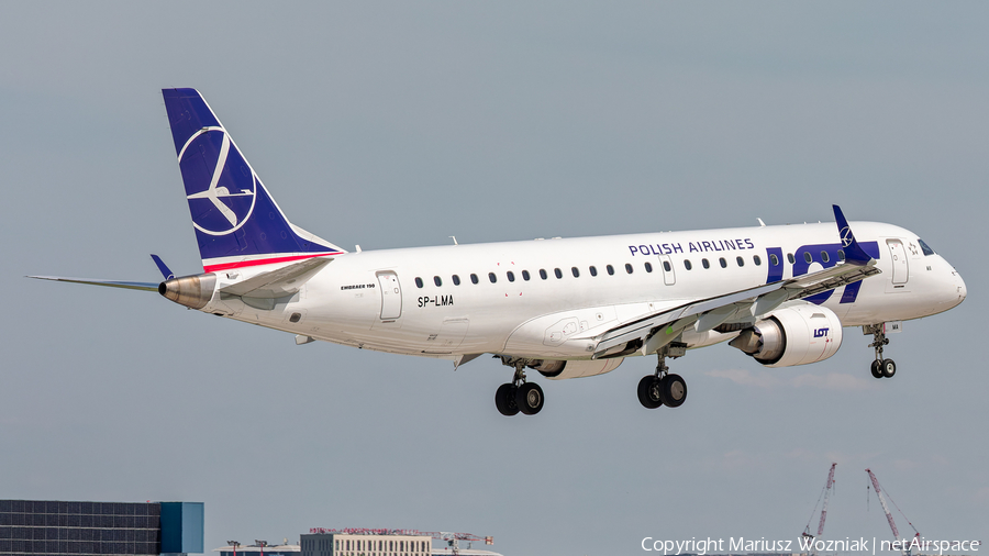 LOT Polish Airlines Embraer ERJ-190STD (ERJ-190-100STD) (SP-LMA) | Photo 650344