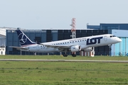 LOT Polish Airlines Embraer ERJ-190STD (ERJ-190-100STD) (SP-LMA) at  Warsaw - Frederic Chopin International, Poland
