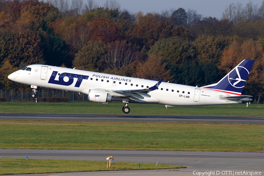 LOT Polish Airlines Embraer ERJ-190STD (ERJ-190-100STD) (SP-LMB) | Photo 358857