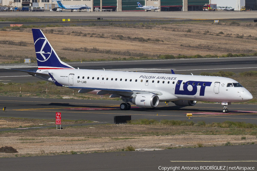 LOT Polish Airlines Embraer ERJ-190STD (ERJ-190-100STD) (SP-LMB) | Photo 284876