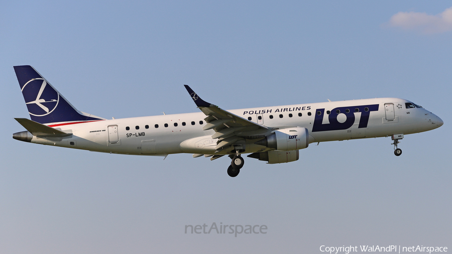 LOT Polish Airlines Embraer ERJ-190STD (ERJ-190-100STD) (SP-LMB) | Photo 454473