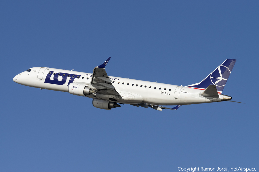 LOT Polish Airlines Embraer ERJ-190STD (ERJ-190-100STD) (SP-LMC) | Photo 609364