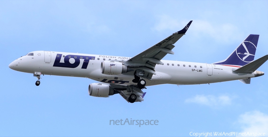 LOT Polish Airlines Embraer ERJ-190STD (ERJ-190-100STD) (SP-LMC) | Photo 444350