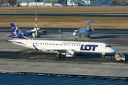 LOT Polish Airlines Embraer ERJ-190STD (ERJ-190-100STD) (SP-LMC) at  Warsaw - Frederic Chopin International, Poland