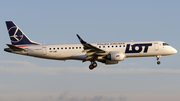 LOT Polish Airlines Embraer ERJ-190STD (ERJ-190-100STD) (SP-LMC) at  Warsaw - Frederic Chopin International, Poland