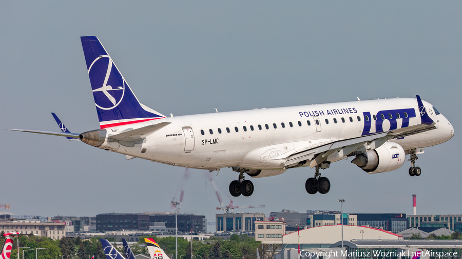 LOT Polish Airlines Embraer ERJ-190STD (ERJ-190-100STD) (SP-LMC) | Photo 652887