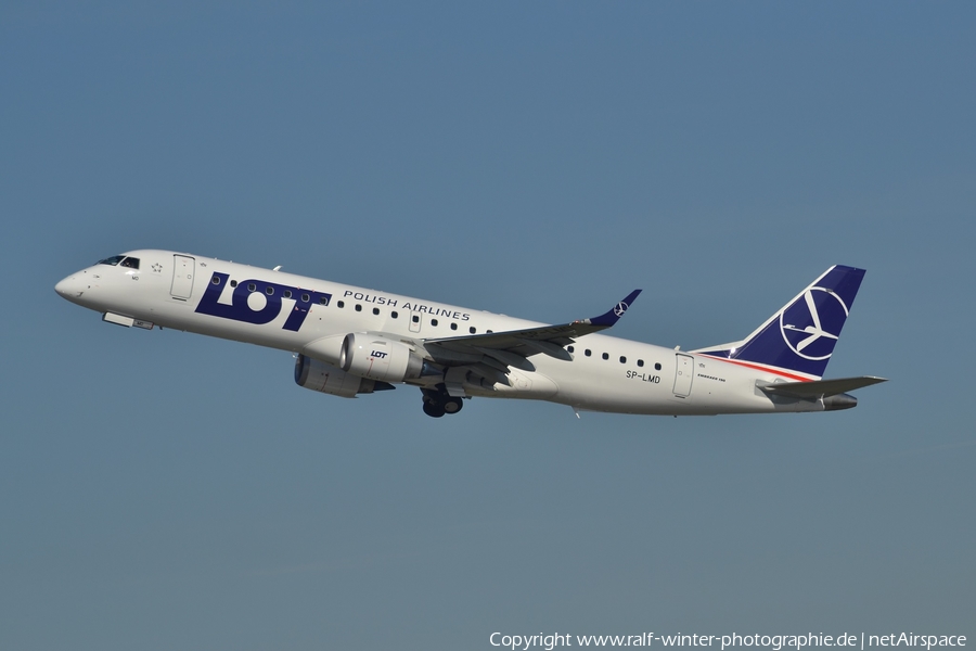 LOT Polish Airlines Embraer ERJ-190STD (ERJ-190-100STD) (SP-LMD) | Photo 347587