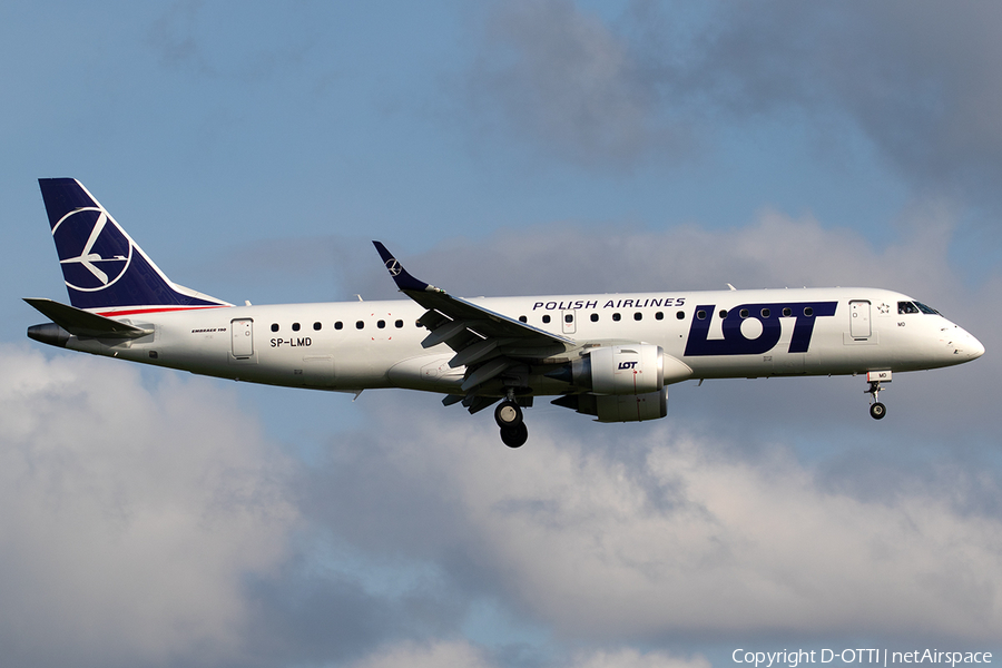 LOT Polish Airlines Embraer ERJ-190STD (ERJ-190-100STD) (SP-LMD) | Photo 316218